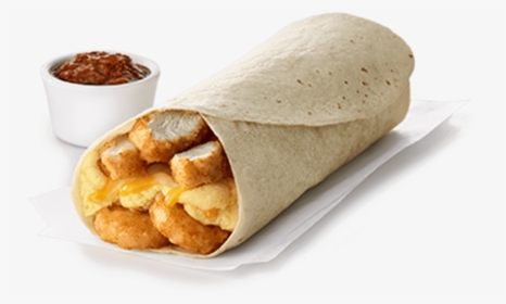 Hash Brown Scramble Burrito W/ Nuggets   Src Https - Chick Fil A Hash Brown Scramble Burrito, HD Png Download, Transparent PNG